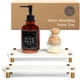 TWINKLE MOMENT 2PC Diatomaceous Earth Stone Soap Tray Kitchen Bath Quick Dry