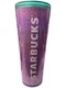 2020 Starbucks Cold Cup Tumbler Cup Purple Bubble Emoji- No Straw 24 oz