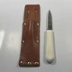 Dexter Russell Sani-Safe 3 1/4" Scalloped Paring Knife S104 + Leather Sheath