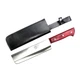 TheBoneEdge 12"" Butcher Choice Stainless Steel Kitchen Knife Red Wood Handle