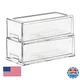 Simpexpe Stackable Refrigerator Pantry Food Storage Drawer Bins Organizer