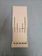 CUTCO Knife Holder #1742 White Plastic 5 Slots Drawer / Wall Mount 17" X 6"