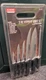 Complete New! 7 Piece German Style Knife Set with Cutting Board LHS Products 