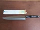 Cutco 1725 KC 9" Blade French Chef's Knife Black Handle USA Excellent - SHARP!!