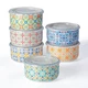 Chubacoo Ceramic Bowls Set with Lid Microwave Safe Soup Containers Set of 6 for