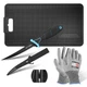 FLISSA 4PC Fish Fillet Set 6" Knife Cleaning Mat 24"*13" Non-Slip Fish Fillet US