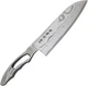 Kanetsune Santoku 170mm VG-10 Damascus Stainless Fixed Blade