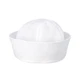 Cute White Doughboy Navy SAILOR Fishing Marine Popeye Costume Hat Cap 54cm