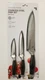 Sharper Image 6-Piece Prep Knife Set CHEF + UTILITY + PARING w/ Sheath ** NEW **