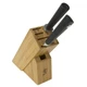 Shun Cutlery Sora 3-Piece Build-A-Block Set, Kitchen Knife and Knife Block Set,