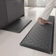 Kitchen Mats for Floor 2 Piece - Anti Fatigue Mats for Kitchen Floor - Non