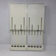 2 CUTCO 1742 White 5 Slot Plastic Wall Rack Hanging Knife Storage Holder READ