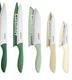 Cuisinart Advantage 10-Pc Knife Set Stainless Steel Blade Guards Multicolor