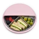 melii Bento Spin Lunch Container for Kids, 4-Compartment, BPA-Free, Dishwasher S