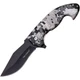 Tac Force Liner A/O 3Cr13 Steel Blade Camo ABS Handle Folding Knife - TF-1043DG