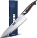 HOSHANHO 8" Japanese High Carbon Steel Chef Knife Ultra Sharp Non-Slip