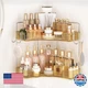 Kinkota Golden Corner Counter Organizer, 2 - Tier Bathroom & Kitchen Storage Tra