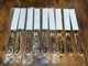 NEW Lot of 9 Walco Buck Stag Steak Knife Serrated Knives Hunting Cabin