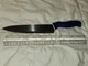 Tupperware E-Series Pro Chefs Stainless Steel Knife Blue White 8" Blade Slice