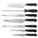 Wusthof Classic 6 Peice Cook's Set with 7" Hollow Edge Santoku Kitchen Knife