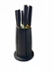 Joseph Joseph Elevate Knives 5-Piece Carousel Set Black