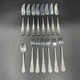 Wesley Forge WLF3 Tipped Colonial Stainless Flatware Korea Lot of 15