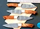 Handmade Forget Damascus Steel Chef Steak Knife Set Kitchen Knives-Cutlery 2719