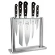 MERCER CUTLERY M23500 Knife Block Set,8 in Blade,Black Handle 12E730