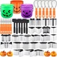 48 Pcs Halloween Pumpkin Carving Kit Pumpkin Carving Tools 24 Pcs Stainless S...