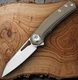 Dreamtech Folding Knife 3.25" Bohler M390 Steel Blade Bronze Titanium Handle