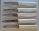 Dexter Russell (3) P94846,(1)S104,(1)S127 Basics Scalloped & Plan Knife lot of 5