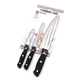Farberware Knife Set Classic 3-Piece Stamped Triple Riveted Chef 5278235