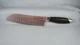 KitchenAid Large Santoku Asian Style 12" Knife 7" Blade Black Grip Handle