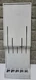 Cutco Plastic Wall Rack Hanging Knife Storage  Tray Holder #1742 5 slot. Lt Gray
