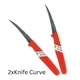 2x KIWI Knife Craft Stainless Carving Kitchen Tool Cut Fruit & Vegetable Decor