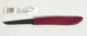Pampered Chef Quikut Paring Knife Maroon Handle 2.5" Blade #1258 Retired