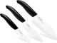 Kyocera FK-3PC BK 3Piece Advanced Ceramic Revolution Series Knife Set