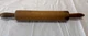 Vintage Wooden Rolling Pin On Piece 17 1/4&rdquo; Kitchen Farmhouse(L3)
