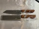 KIWI Chef's Kitchen Set of 2 #171 & #172 - 6.5'' Kitchen Knives Wood Handles
