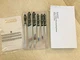 NIB 7-PIECE OMAHA STEAKS CUTLERY KNIFE SET INCLUDES SHARPENER AND CUTTING BOARD