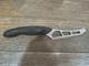 Cutco Cheese Knife #1504 KP Black Comfort Grip Handle Serrated Blade Edge USA