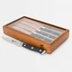 ZWILLING Spectrum 4-pc Steak Knife Set with Wood Presentation Box - Black