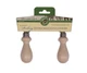 Fantes Double Mezzaluna Vegetable Chopper Rocking Knife, 5.5-Inch Stainless S...