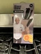 Celebrity Chef Robert Irvine 7 Piece Wood Grain Cutlery Block Knife (Knives)New