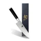 New KAI Shun DM0702 175mm Santoku Knife Black Handle Made in Japan