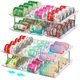 Oylik Can Organizer for Pantry 4 Tiers Can Storage Rack Food Holders for Fridge