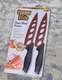 2 Pack  10" Tekno Copper Kitchen Knife Stays Sharp Forever, Effortless cuts NEW