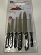 Gibson Home Seven (7) Piece Knife Set with Cutting Board & Sharpening Steel-New