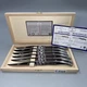 Jean Dubost Laguiole 6-Piece Steak Knife Set, Stainless Steel Handles