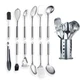 Berglander Cooking Utensil Set 13 Piece Stainless Steel Kitchen Tool Set with Ho